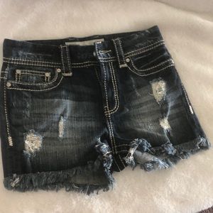 Denim shorts